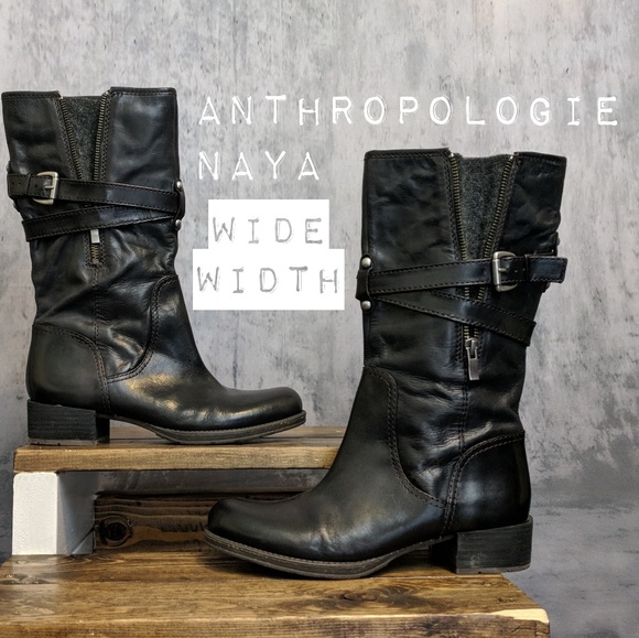 mid calf wide width boots